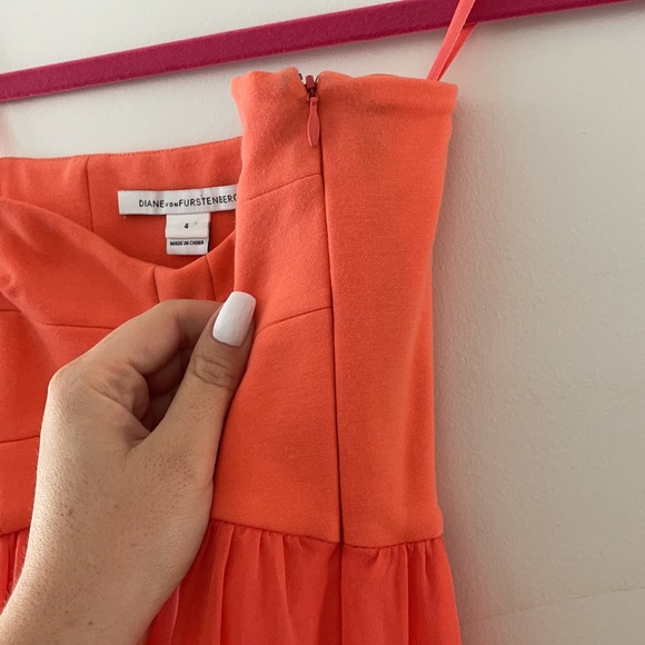 Diane Von Furstenberg strapless formal dress - Picture 5 of 8